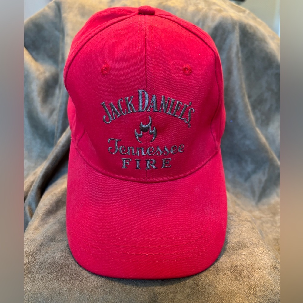 Promotional JACK DANIELS Tennessee FIRE Whiskey Red Baseball Cap
